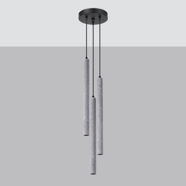 Lampe pendante Noraaeen 3P béton