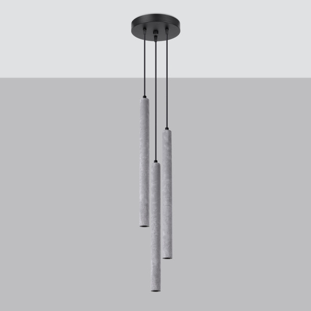 Lampe pendante Noraaeen 3P béton