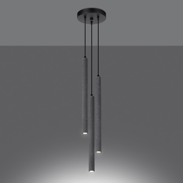 Lampe pendante Noraaeen 3P béton
