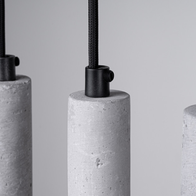Lampe suspendue Noraaeen 5L béton