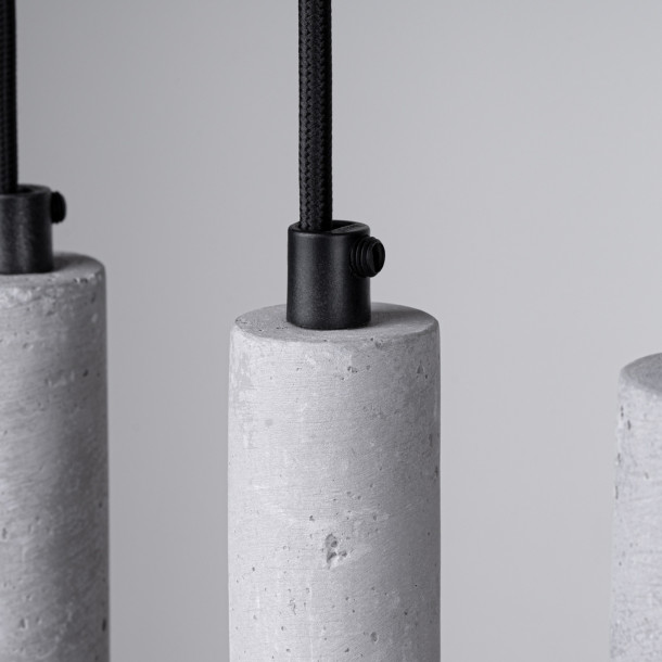 Lampe suspendue Noraaeen 5L béton