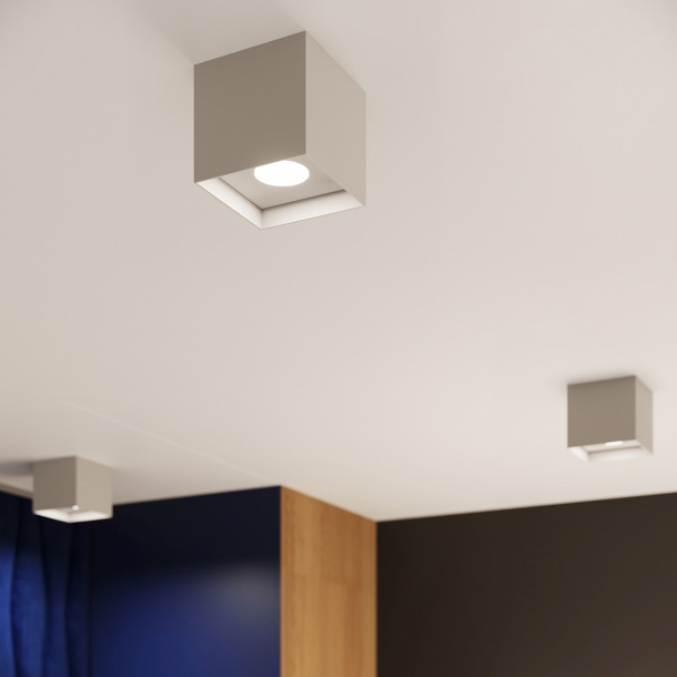 Plafonnier Luxeena gris