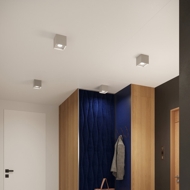 Plafonnier Luxeena gris
