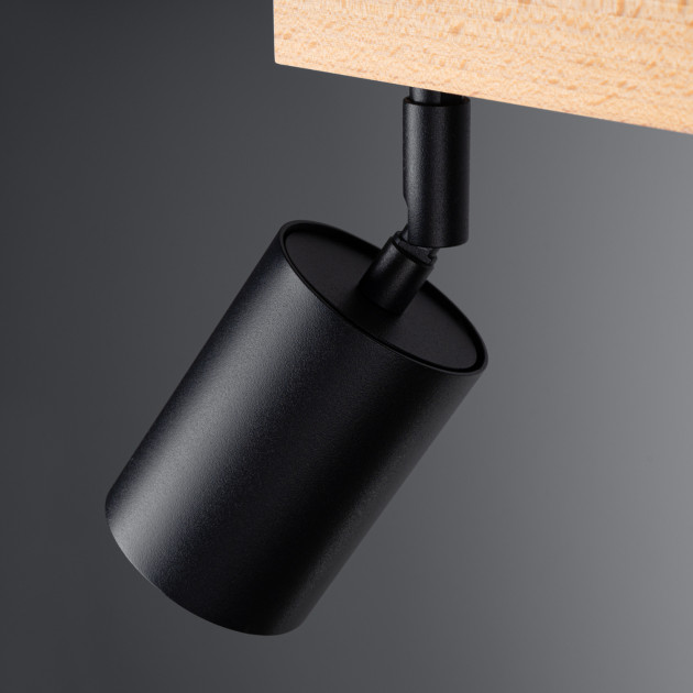 Plafonnier Aureola 3L noir
