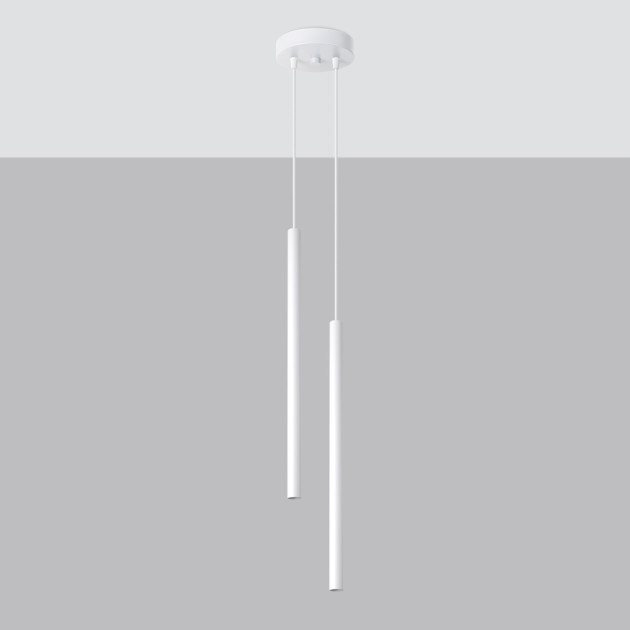 Lampe suspendue Noraaeen 2 blanc