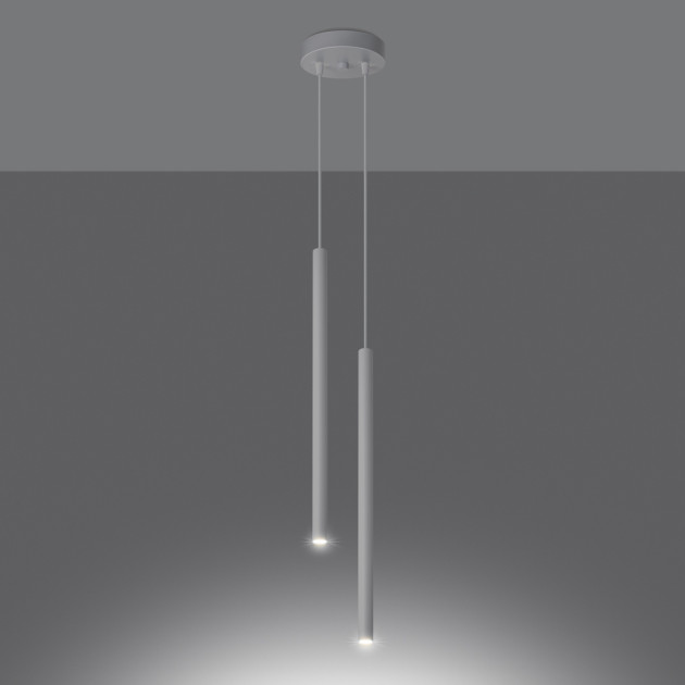 Lampe suspendue Noraaeen 2 blanc