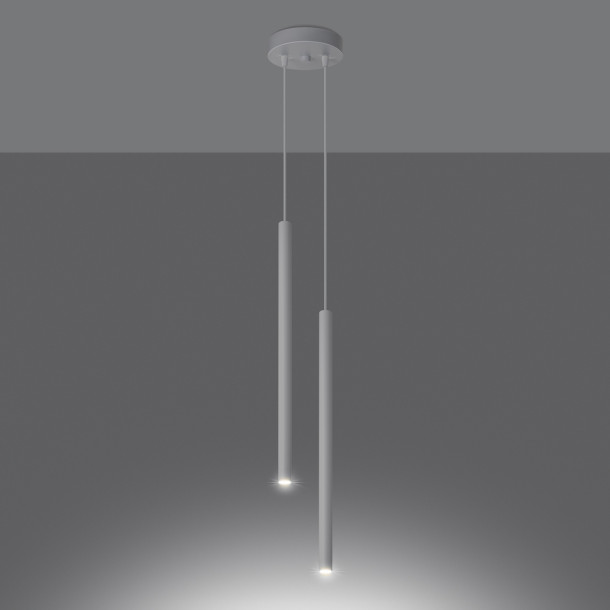 Lampe suspendue Noraaeen 2 blanc