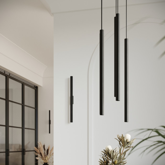 Lampe suspendue Noraaeen 2 noir