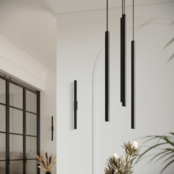 Lampe suspendue Noraaeen 2 noir