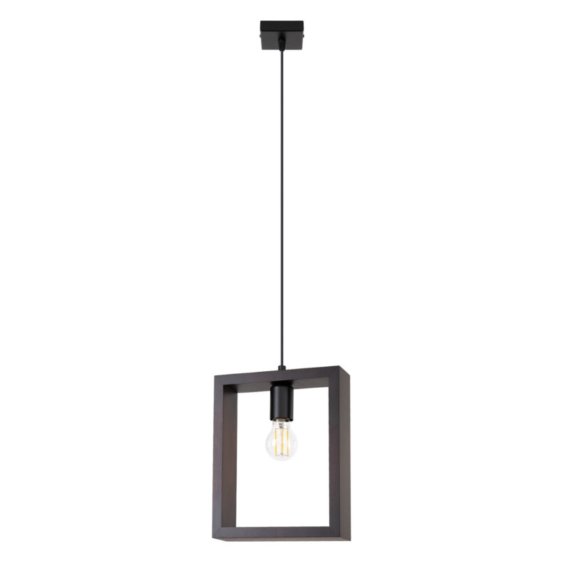 Lampe suspendue Elyaaor wengé