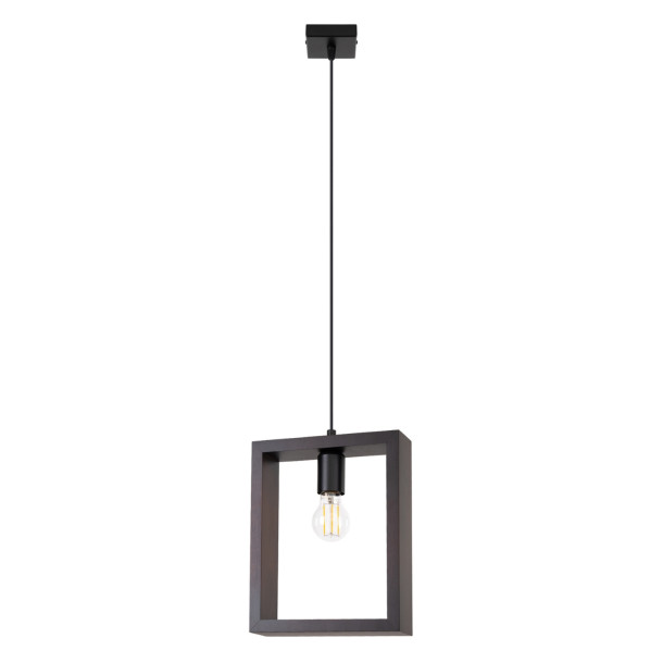 Lampe suspendue Elyaaor wengé
