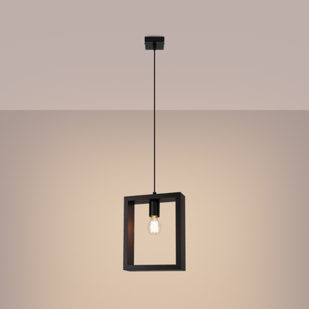 Lampe suspendue Elyaaor wengé