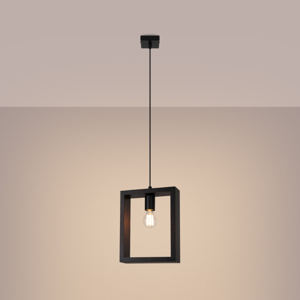 Lampe suspendue Elyaaor wengé