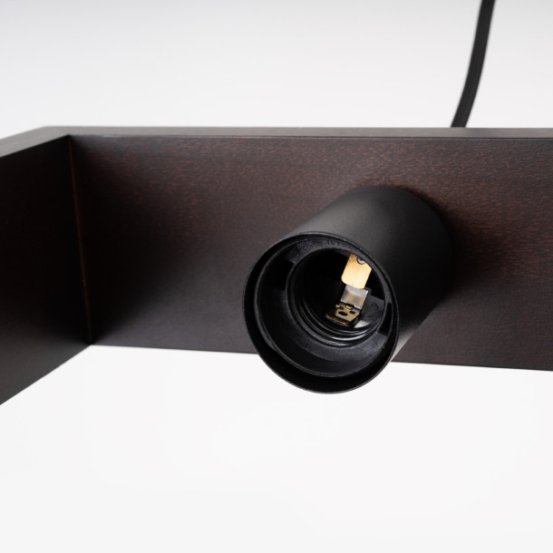 Lampe suspendue Elyaaor wengé