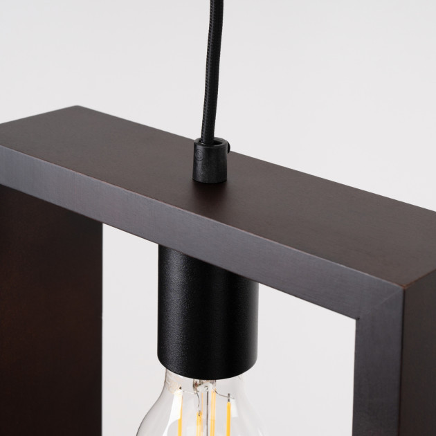 Lampe suspendue Elyaaor wengé