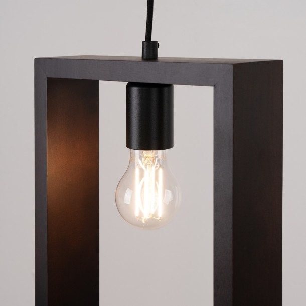 Lampe suspendue Elyaaor wengé