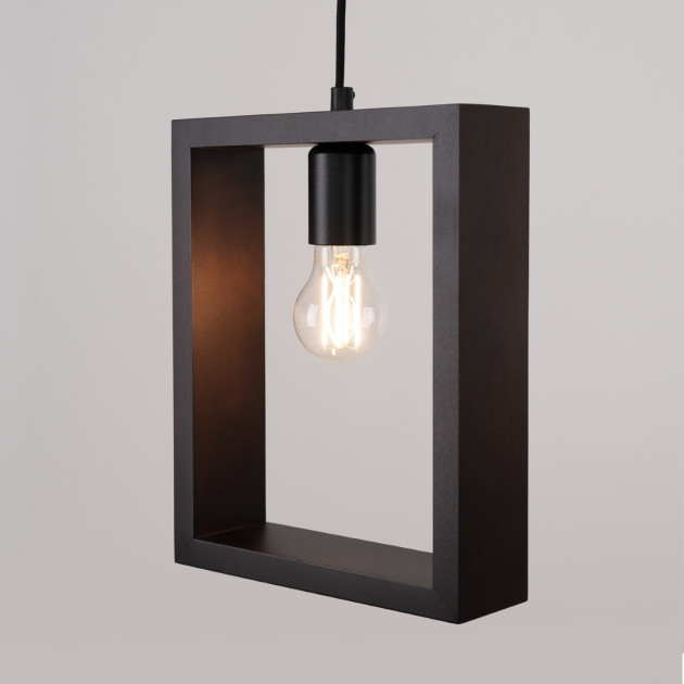 Lampe suspendue Elyaaor wengé