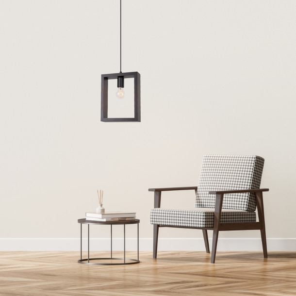 Lampe suspendue Elyaaor wengé