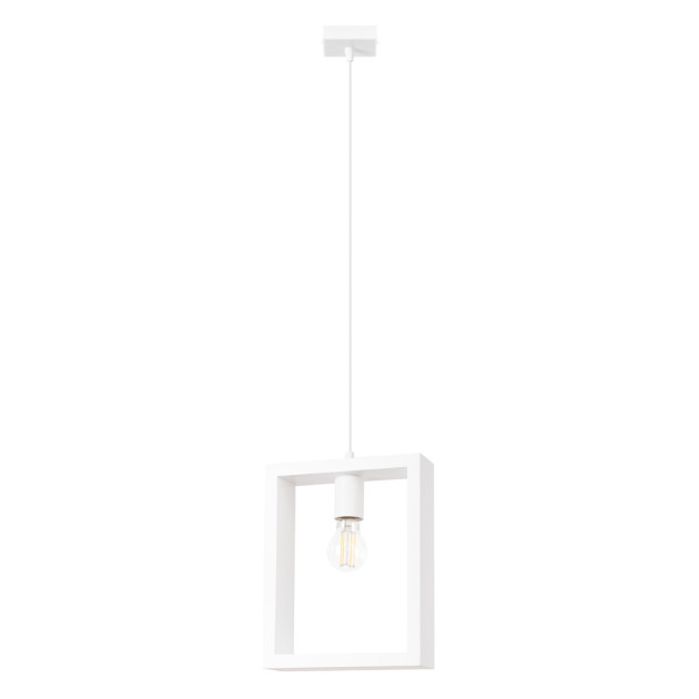 Lampe suspendue Elyaaor blanc