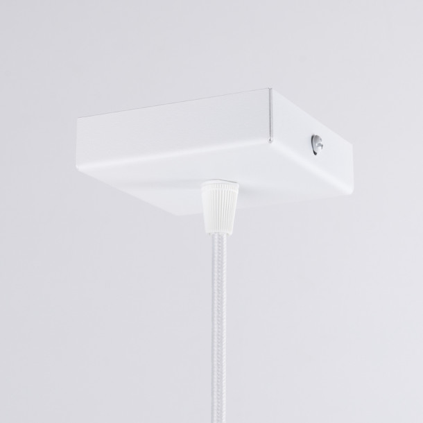 Lampe suspendue Elyaaor blanc