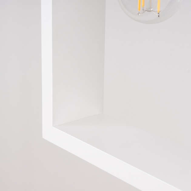 Lampe suspendue Elyaaor blanc