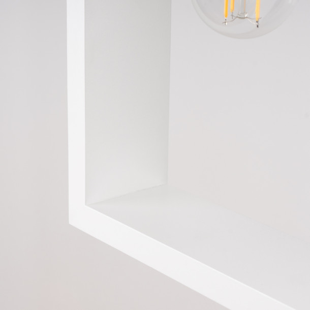 Lampe suspendue Elyaaor blanc