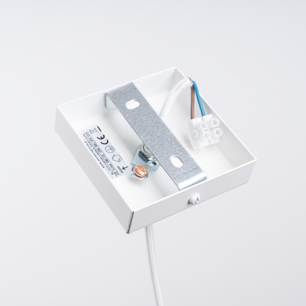 Lampe suspendue Elyaaor blanc