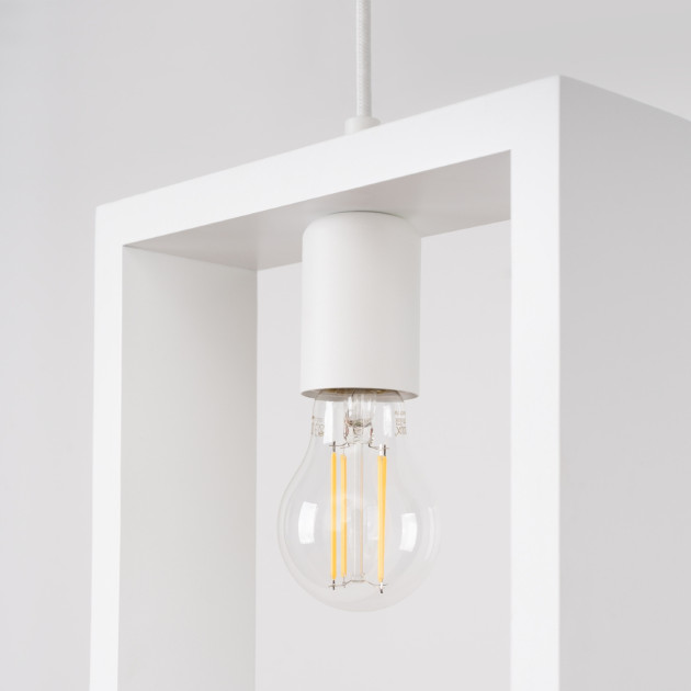 Lampe suspendue Elyaaor blanc