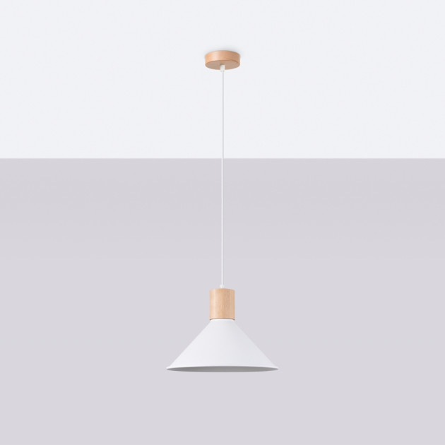 Lampe suspendue Novaar blanc