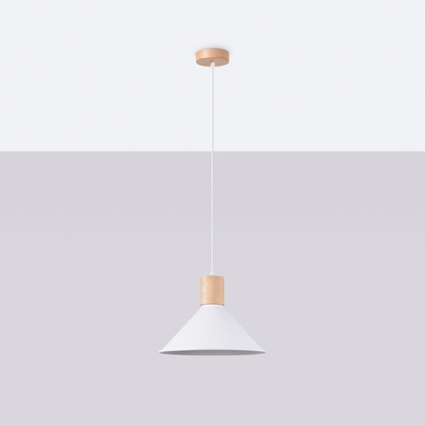 Lampe suspendue Novaar blanc