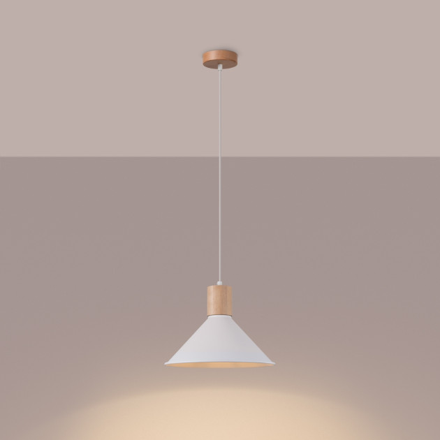 Lampe suspendue Novaar blanc