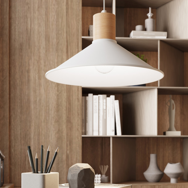 Lampe suspendue Novaar blanc