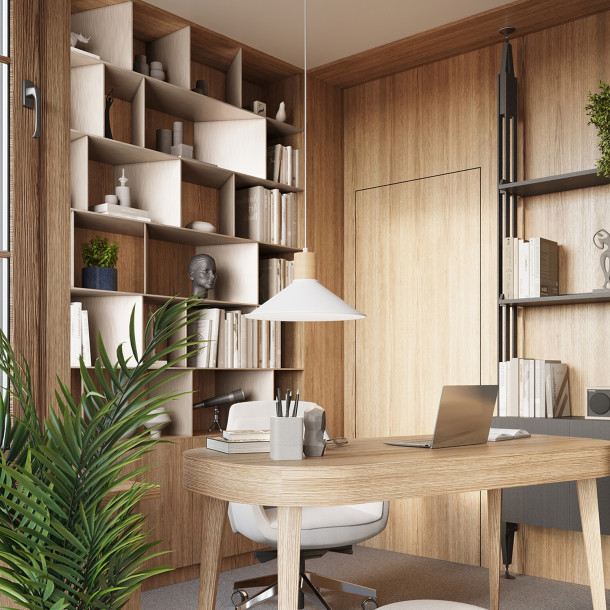 Lampe suspendue Novaar blanc