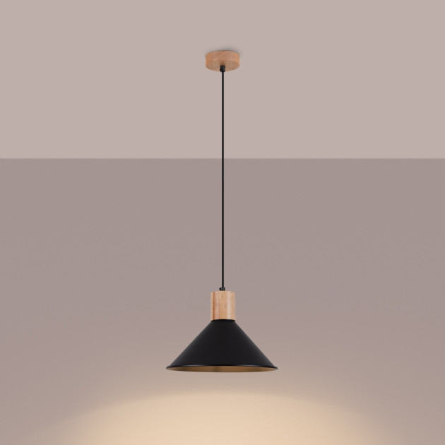 Lampe suspendue Novaar noir