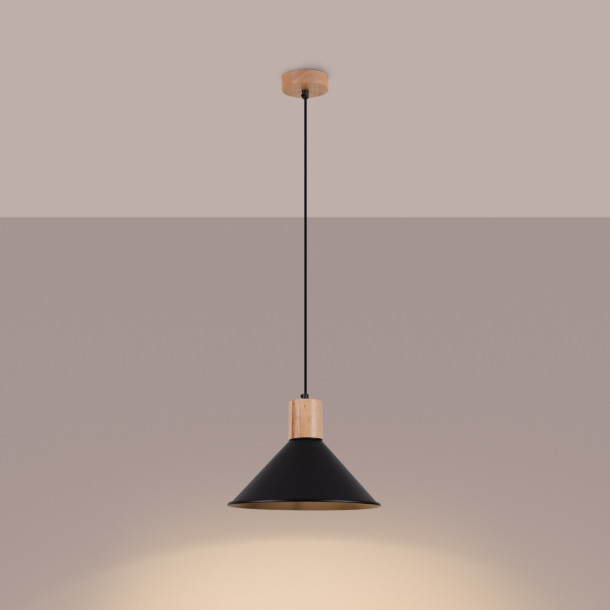 Lampe suspendue Novaar noir