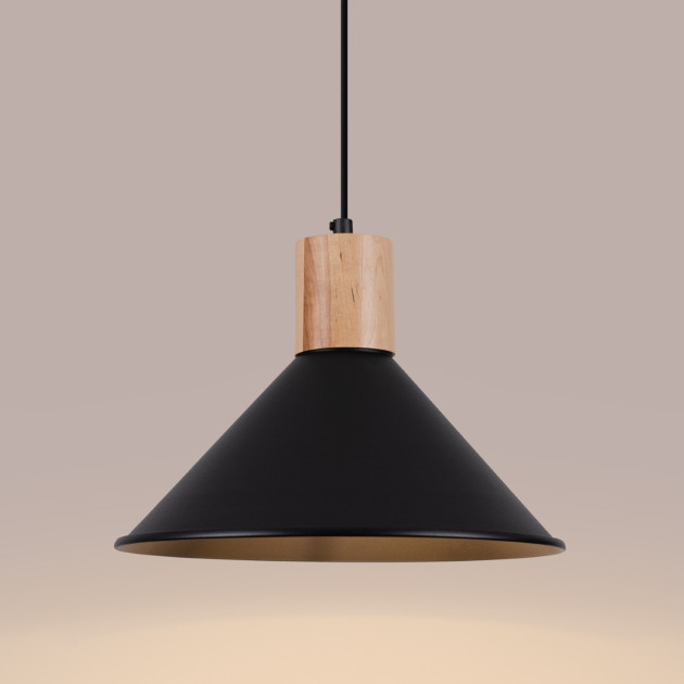 Lampe suspendue Novaar noir