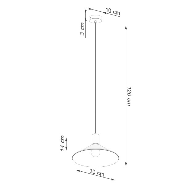 Lampe suspendue Novaar noir
