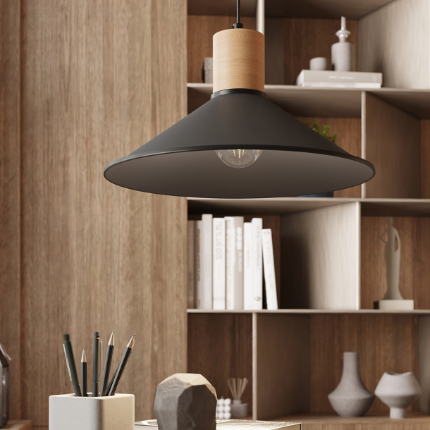 Lampe suspendue Novaar noir