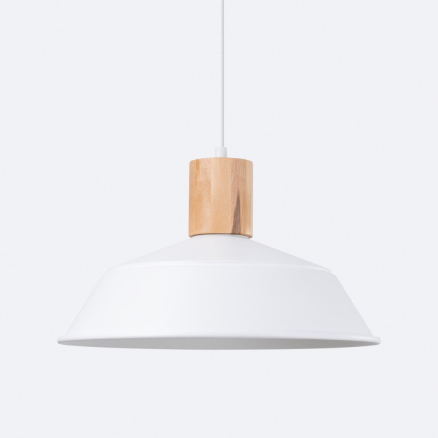 Lampe suspendue Lineaena blanc