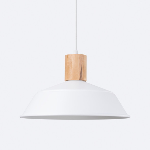 Lampe suspendue Lineaena blanc
