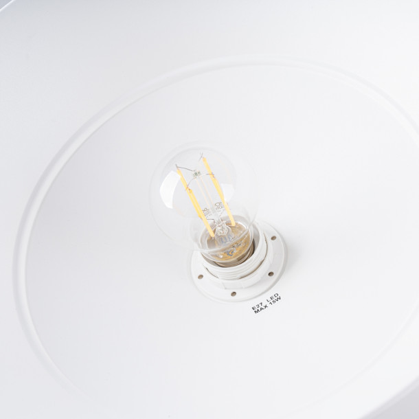 Lampe suspendue Lineaena blanc