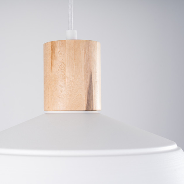 Lampe suspendue Lineaena blanc