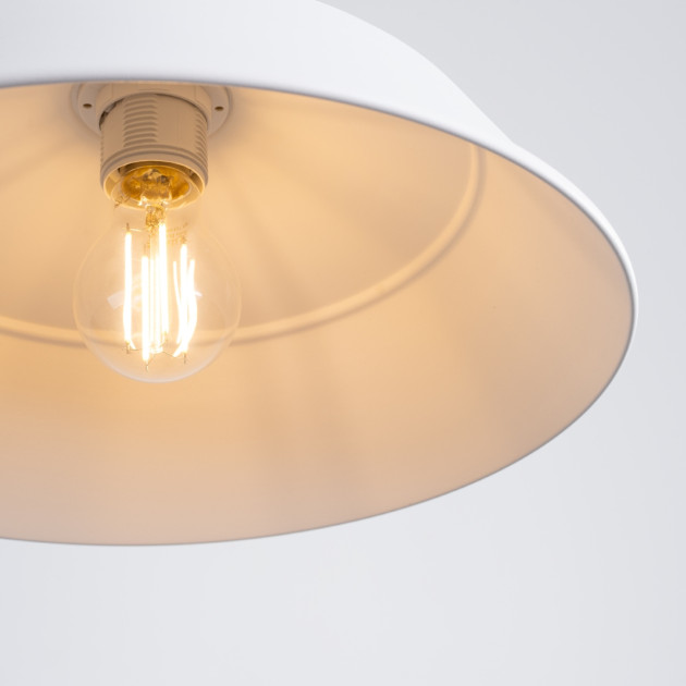 Lampe suspendue Lineaena blanc
