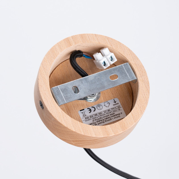 Lampe suspendue Lineaena noir