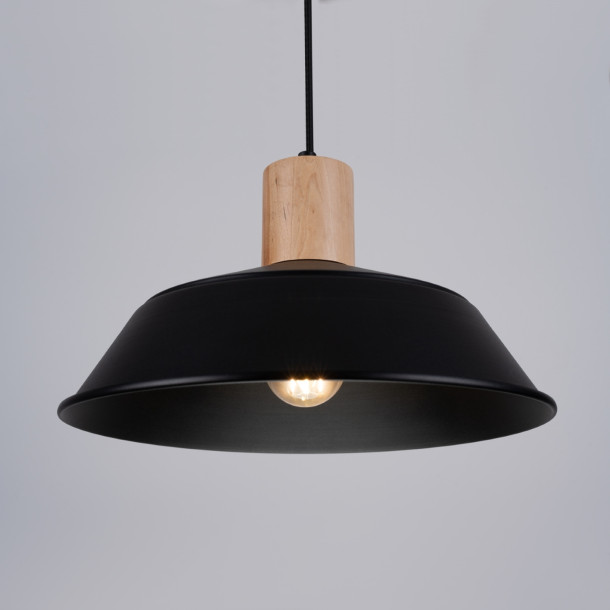 Lampe suspendue Lineaena noir