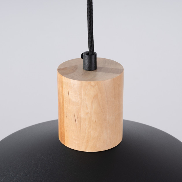 Lampe suspendue Lineaena noir