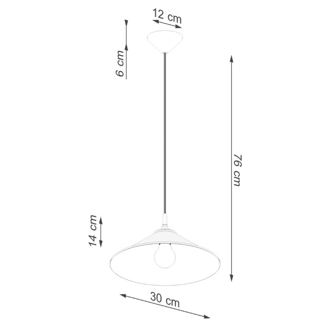 Lampe suspendue Lineaiays blanc