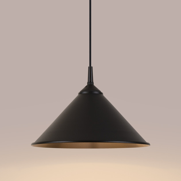 Lampe suspendue Lineaiays noir