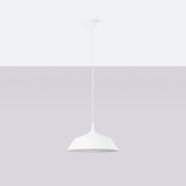 Lampe suspendue Veraaeys blanc
