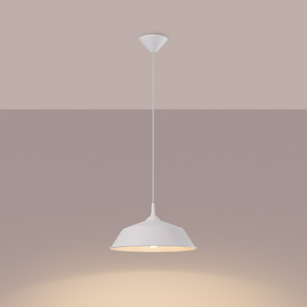 Lampe suspendue Veraaeys blanc